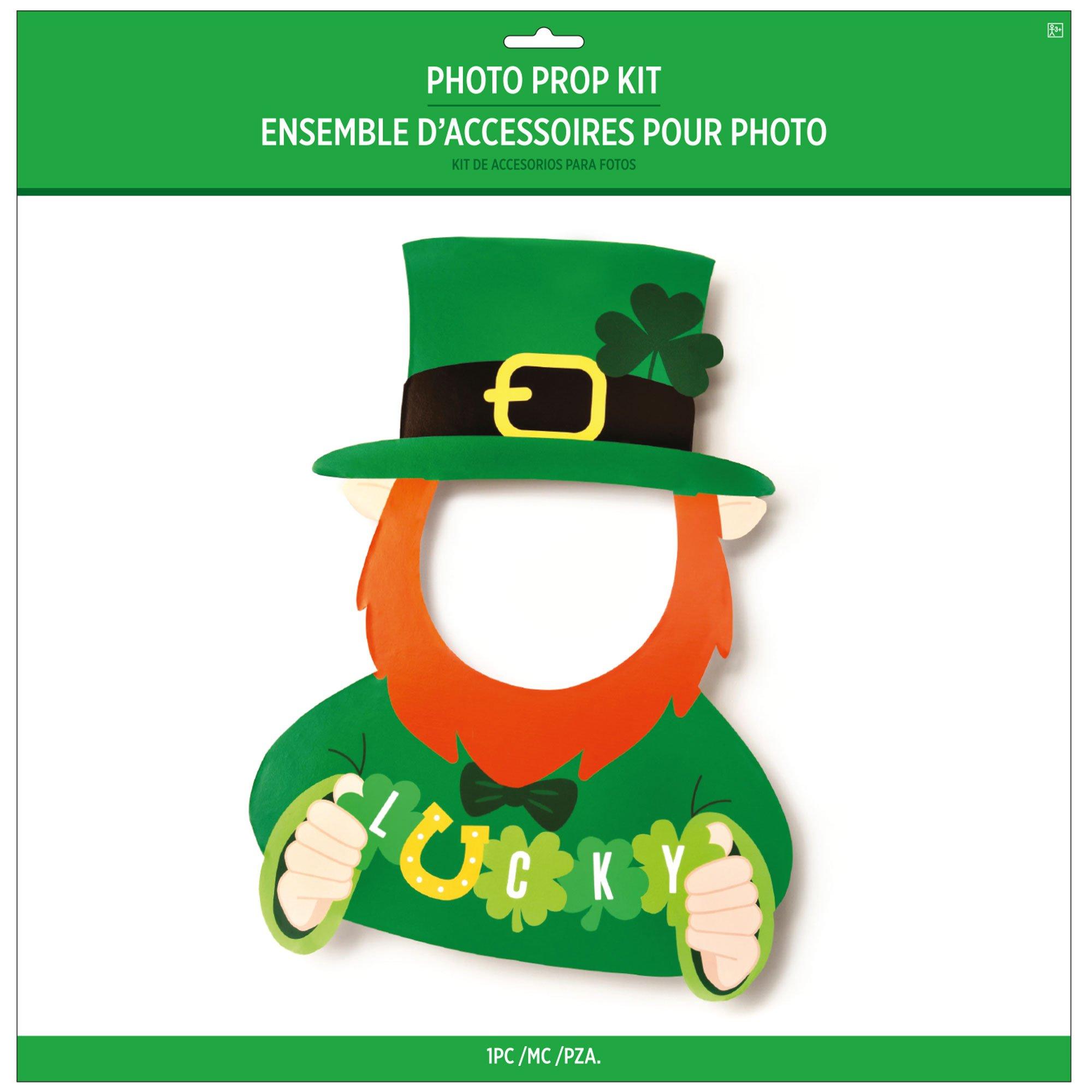 St. Patrick's Day Leprechaun Cutout Photo Prop