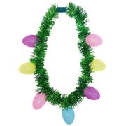 Light-Up Glitter Easter Egg Tinsel Necklace, 20in