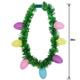 Light-Up Glitter Easter Egg Tinsel Necklace, 20in