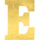 Metallic Gold Bon Voyage Cardstock Letter Banner Kit, 4.5in Letters, 11pc