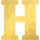 Metallic Gold Home Sweet Home Cardstock Letter Banner Kit, 4.5in Letters, 16pc