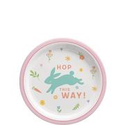 Hop This Way Easter Paper Dessert Plates, 7in, 8ct - Easter Wishes