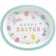 Happy Easter Oval Paper Plates, 12in x 10in, 8ct - Easter Wishes