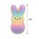 Peeps Pastel Rainbow Bunny Plush, 15in