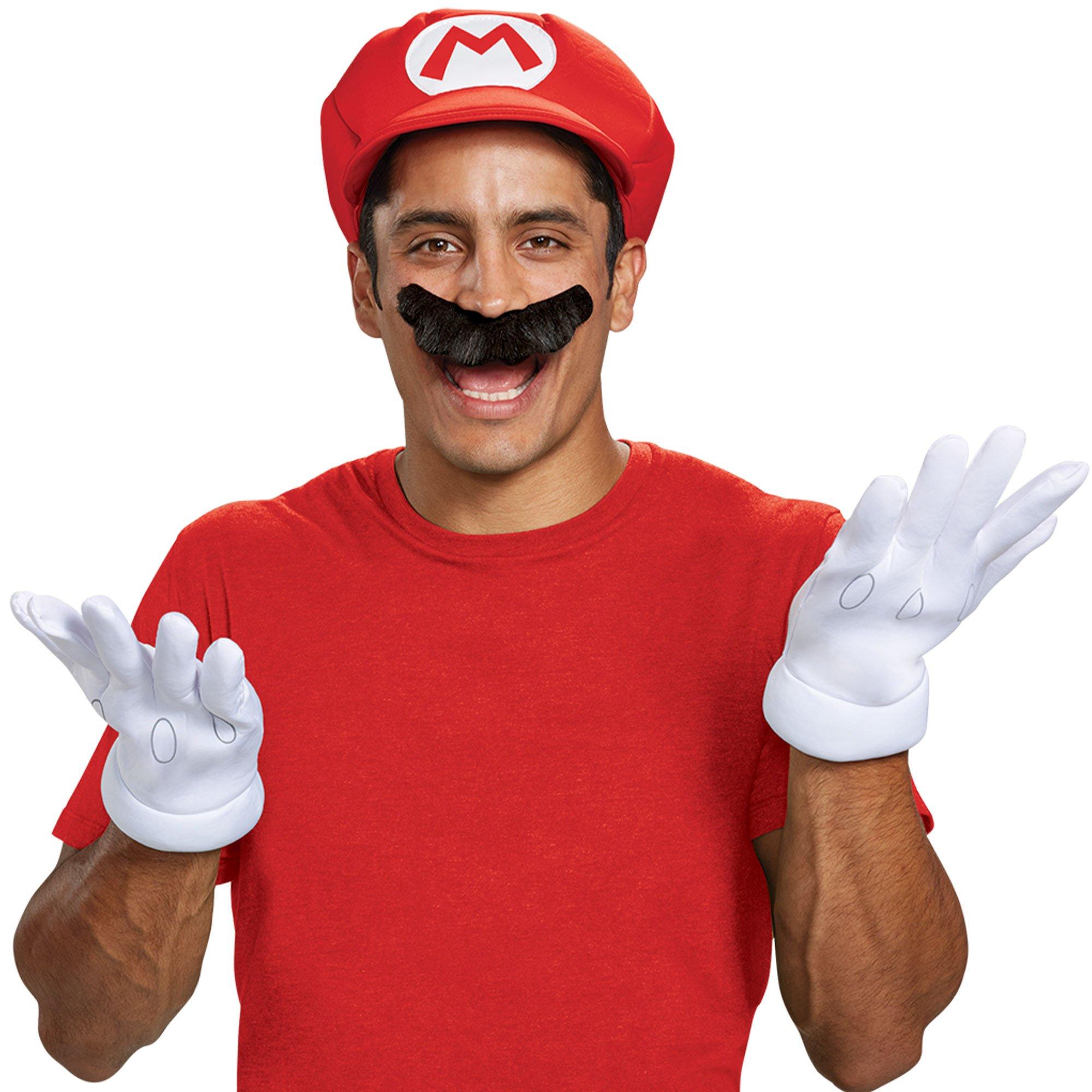 Adult Mario Costume Accessory Kit - Nintendo Super Mario Bros.