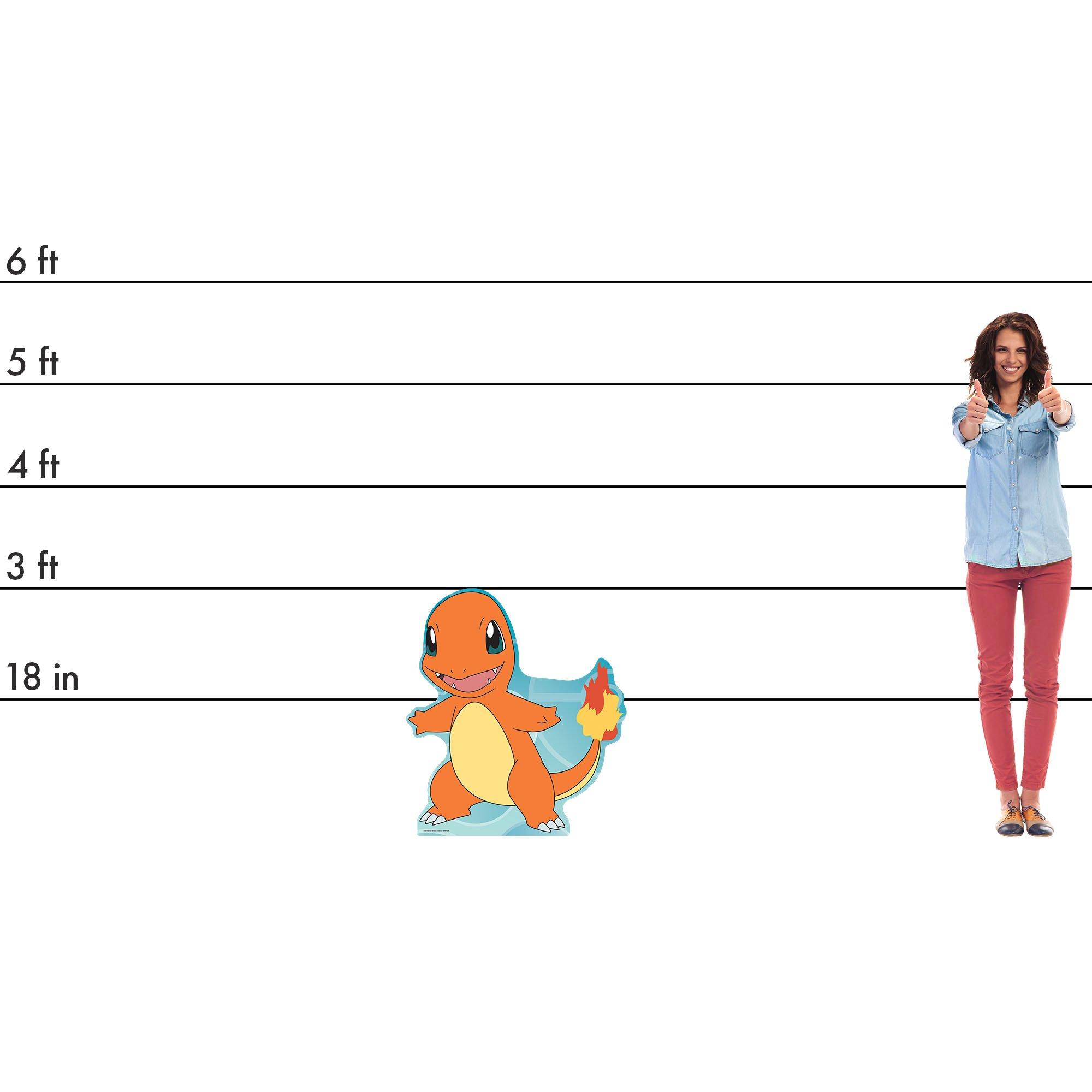 Charmander Cardboard Cutout, 3ft Pokémon Party City