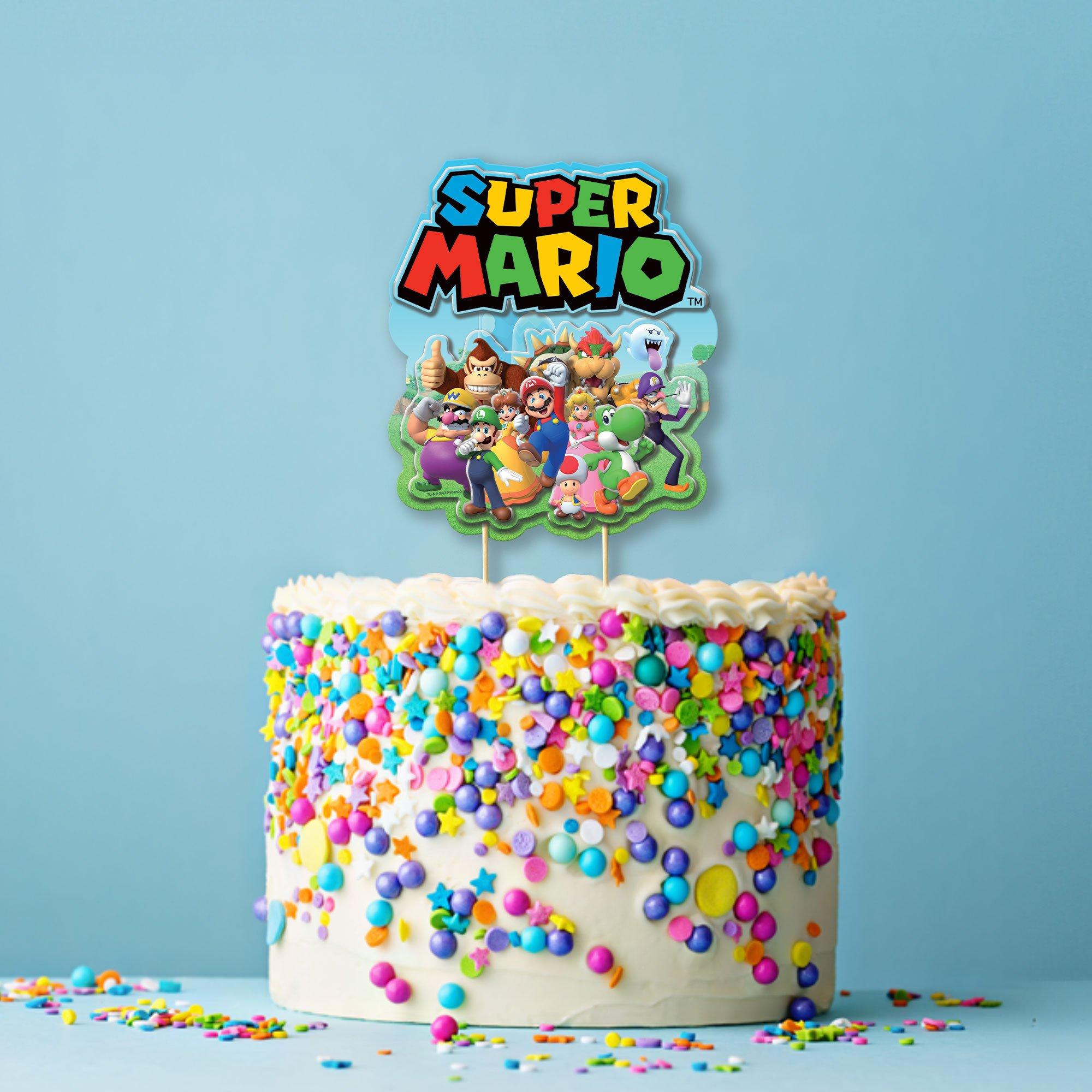 Mario Mario Cake Topper Mario Birthday Super Mario Party 