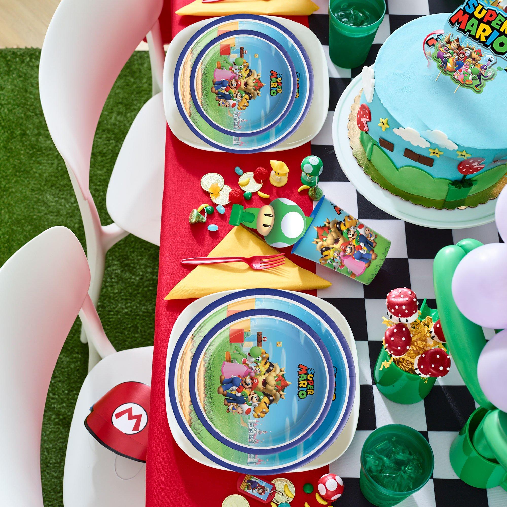 Super Mario Bros. Paper Dessert Plates, 7in, 8ct