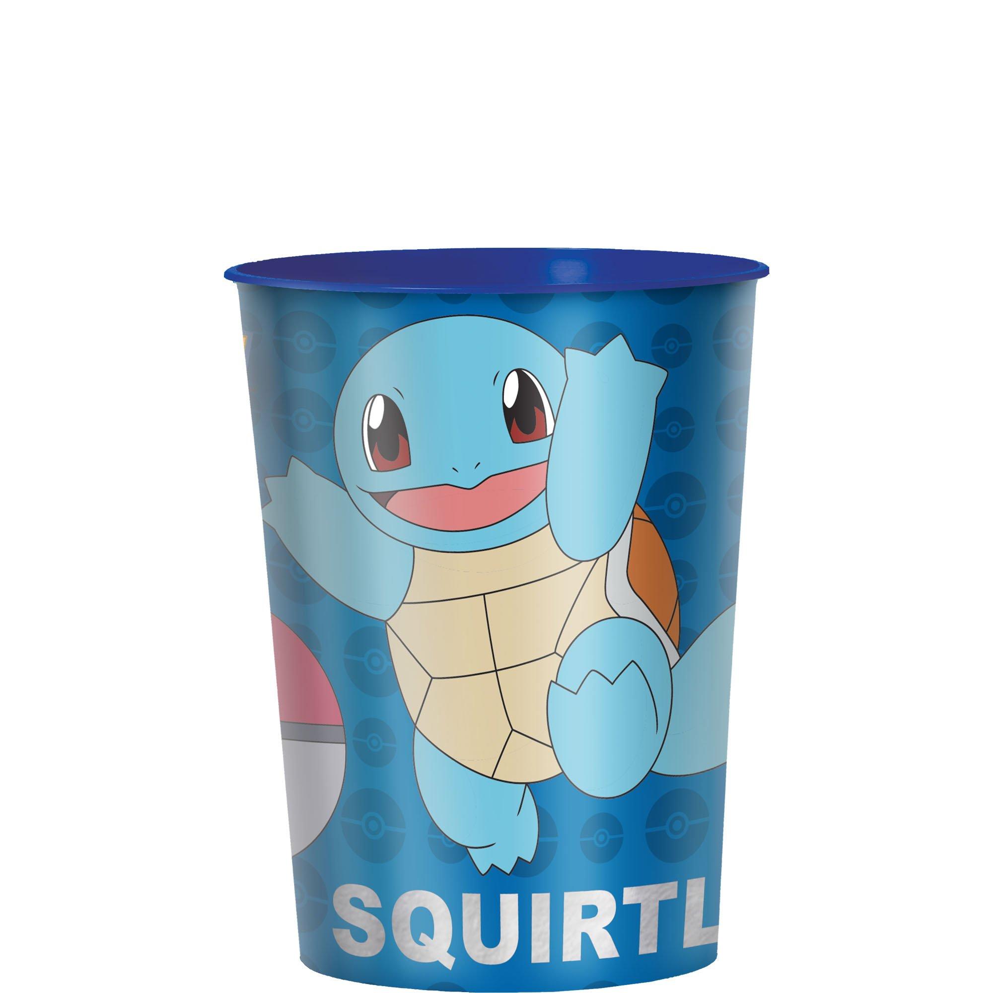 Metallic Squirtle Favor Cup, 16oz - Pokémon