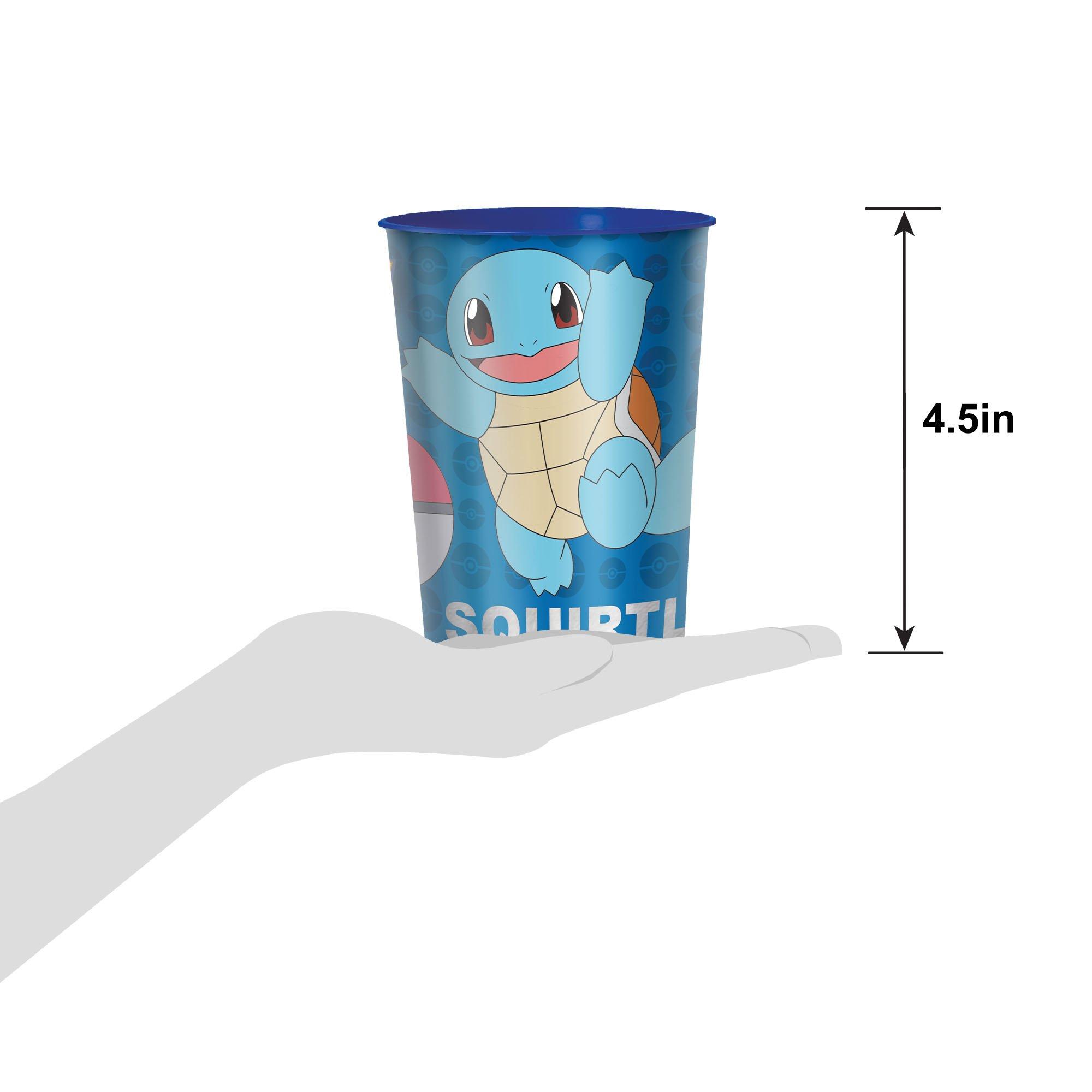 Metallic Squirtle Favor Cup, 16oz - Pokémon