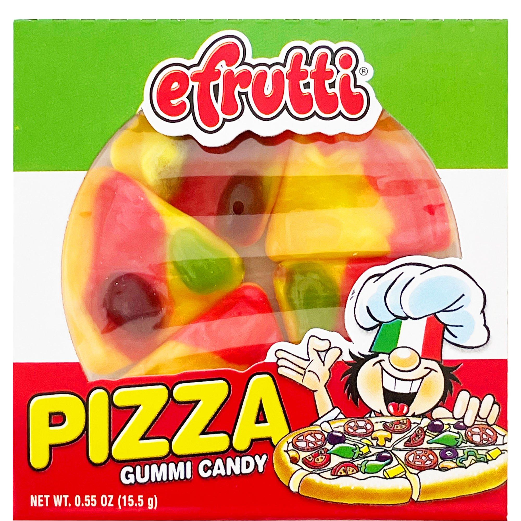 eFrutti Mini Pizza Gummy Candy, 0.55oz