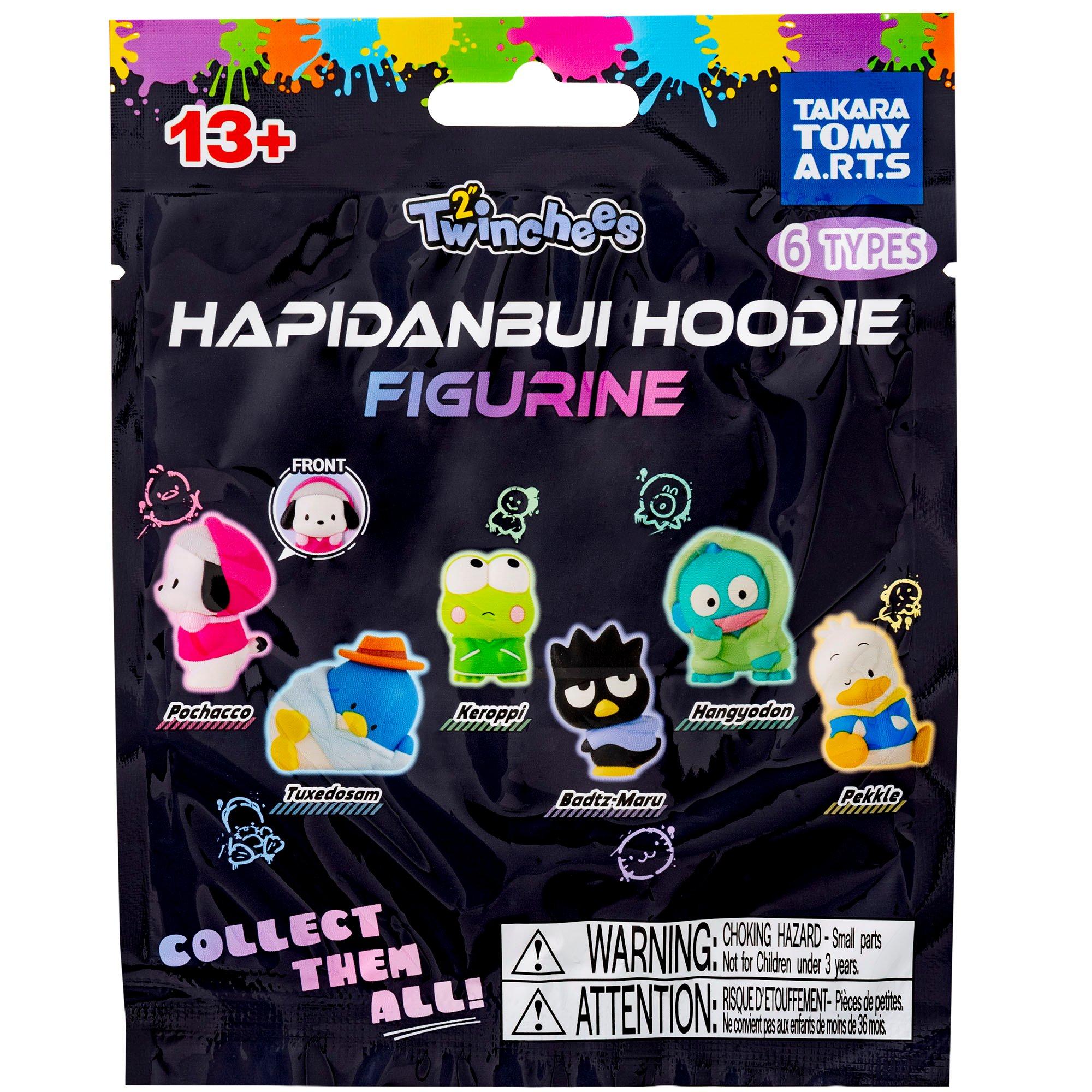 Hapidanbui Hoodie Figurine, 2in, 1ct - Assorted Sanrio Characters