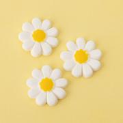 Sweetshop White Daisies Icing Decorations, 8pc