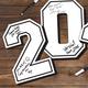 2024 Graduation Cardboard Autograph Numbers, 15in x 21.6in, 4ct