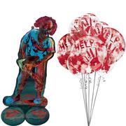 Creepy Halloween Foil & Latex Balloon Bouquet, 10pc