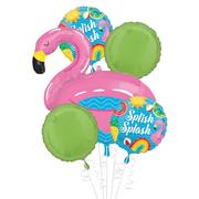 Pool Party Foil Balloon Bouquet, 5pc