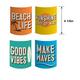 Beach Life Foam Drink Coozies, 4.25in, 4ct