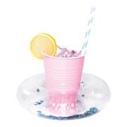 Inflatable Pool Party Confetti Drink Floats, 7.1in, 4ct