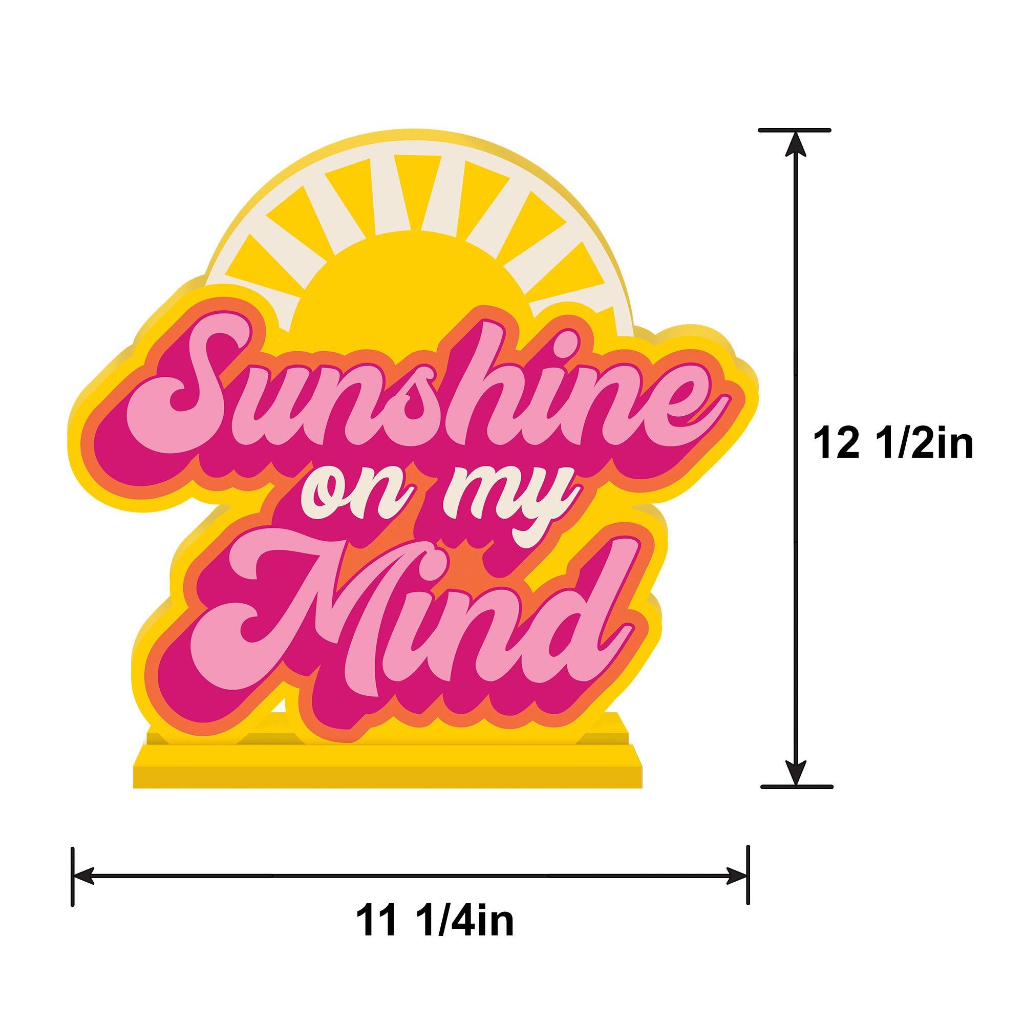 Throwback Summer MDF Standing Sign, 12.5in x 11.3in