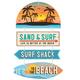 Beach Life MDF Stacked Sign, 14.3in x 22in