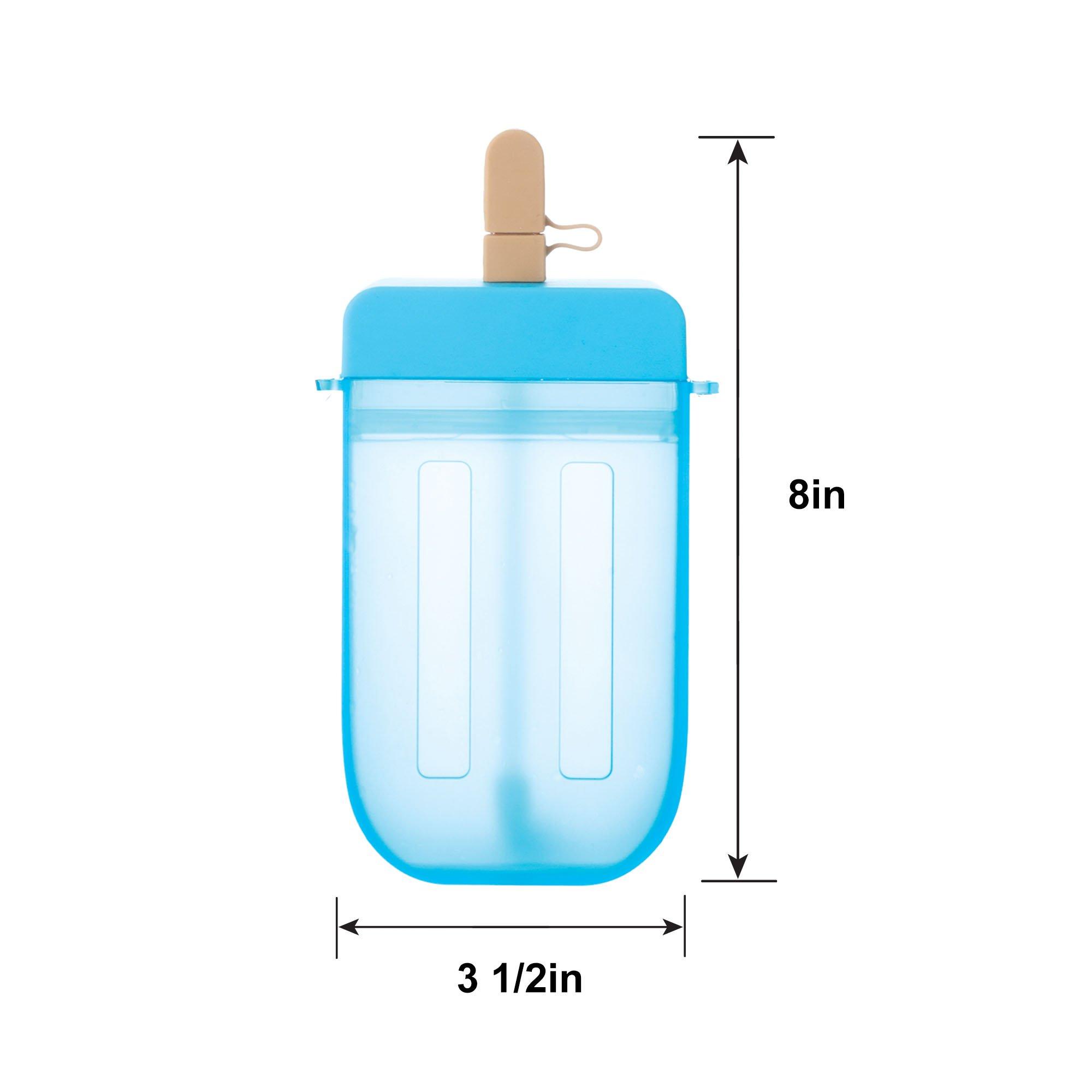 Pool Party Popsicle Plastic Cup with Strap & Straw, 10oz