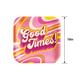 Good Times Square Paper Dinner Plates, 10in, 20ct - Throwback Summer