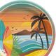 Beach Life Paper Lunch Plates, 8.5in, 50ct