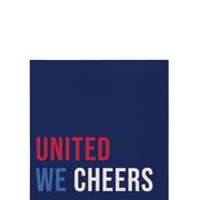 United We Cheers Paper Beverage Napkins, 5in, 16ct