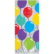 Balloon Birthday Treat Bags, 4in x 9.5in, 16ct