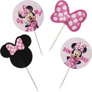 Minnie Mouse Forever Cupcake Picks, 3.5in, 24ct - Disney Junior