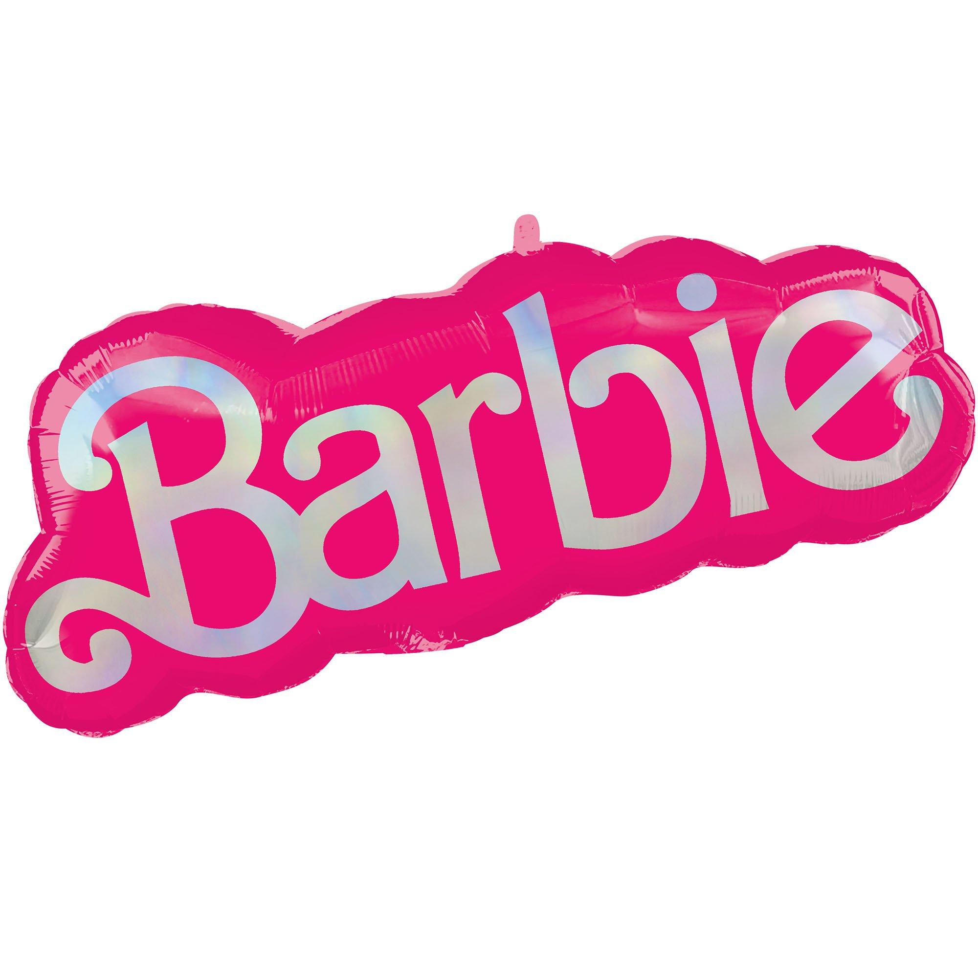 20 Personalised Barbie Type Birthday gift bag stickers BOGOF FREE POSTAGE!