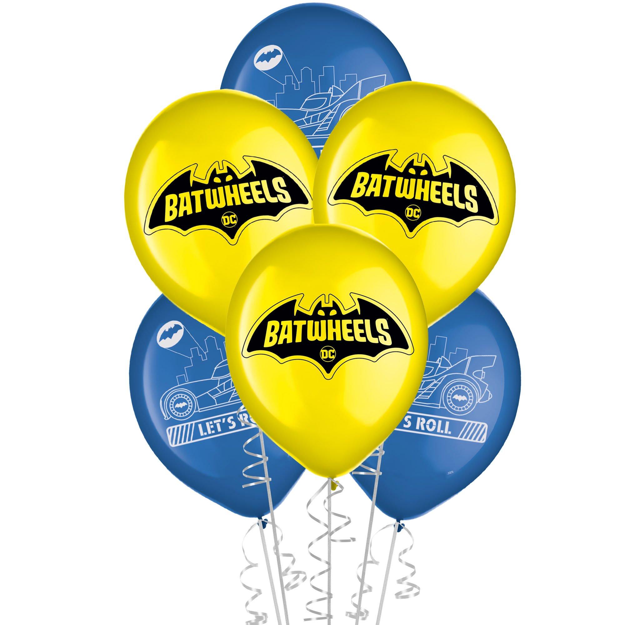 6ct, 12in, Batwheels Latex Balloons