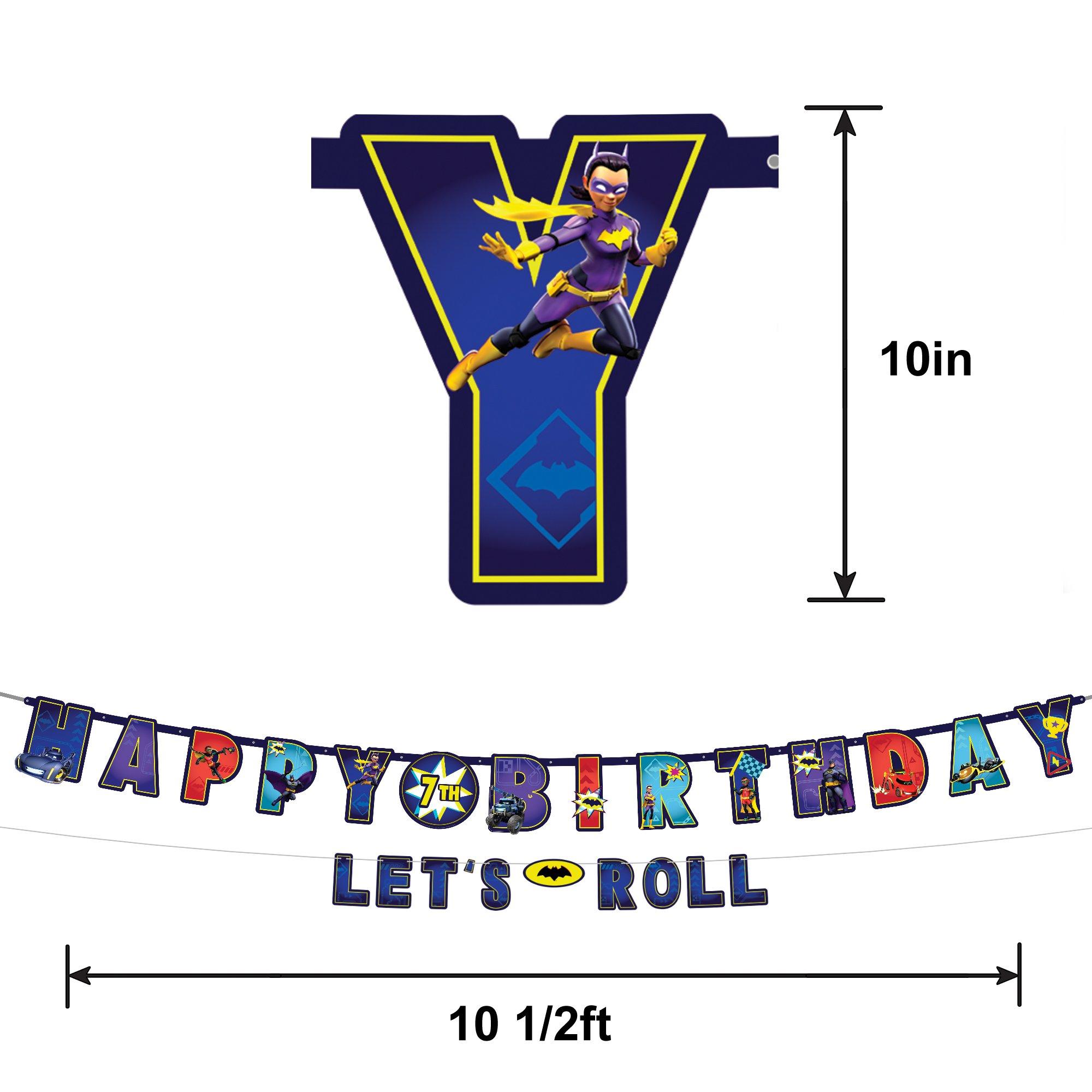 Batwheels Add an Age Cardstock Birthday Banner Set, 2pc