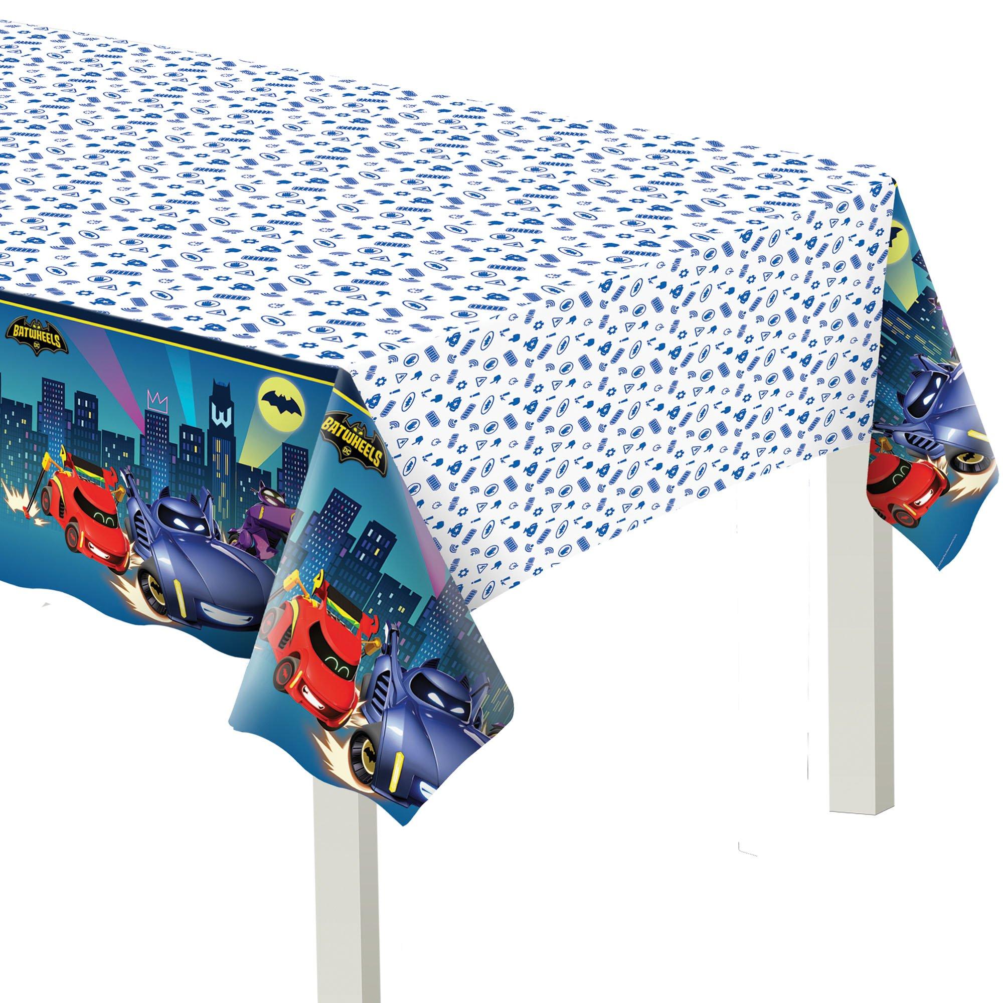 Batwheels Plastic Table Cover, 54in x 96in