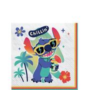 Stitch Aloha Beverage Napkins, 5in, 16ct - Disney Lilo & Stitch