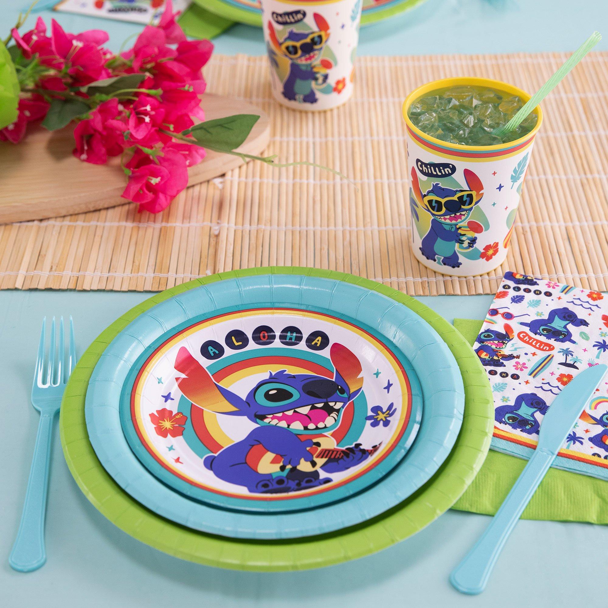 Stitch Aloha Dessert Plates, 7in, 8ct - Disney Lilo & Stitch