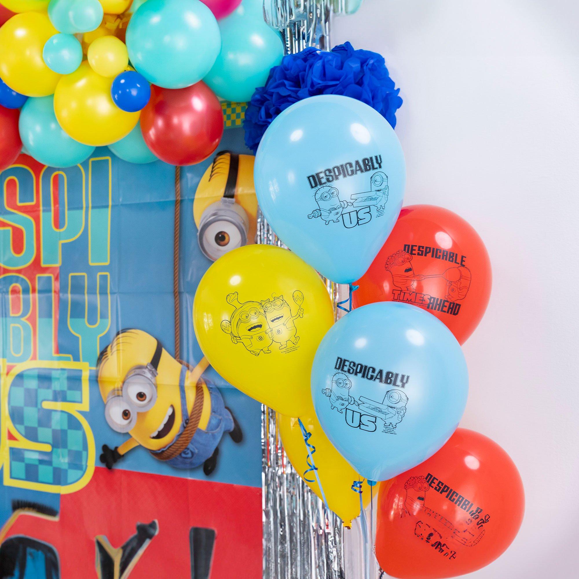 6ct, 12in, Minions Latex Balloons - Despicable Me 4