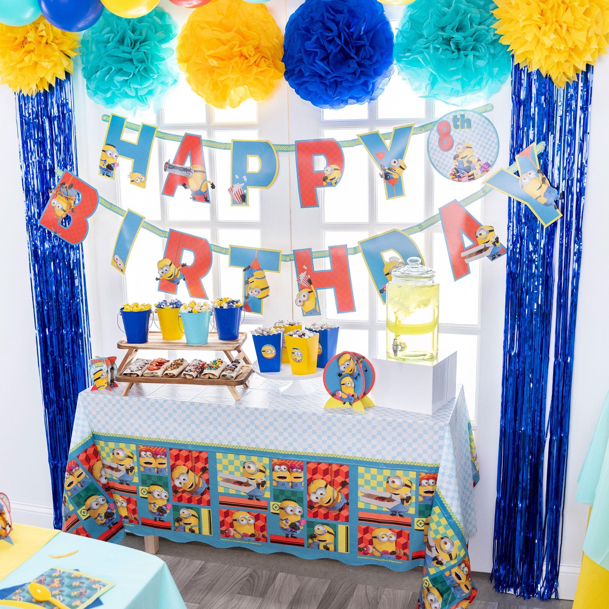 Minions Add an Age Cardstock Birthday Banner Kit, 10ft - Despicable Me 4