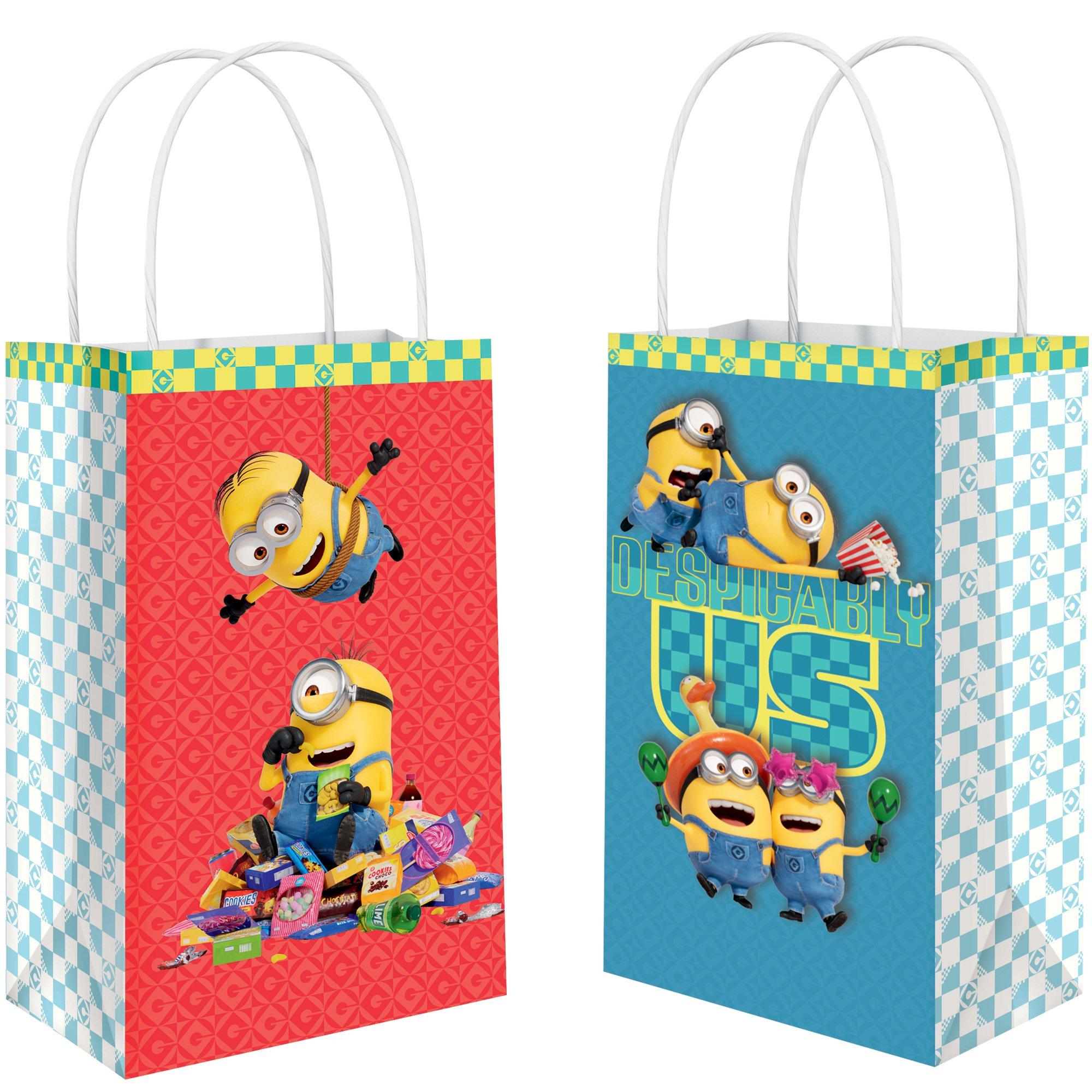 Minions Kraft Favor Bags, 5in x 8.25in, 8ct - Despicable Me 4