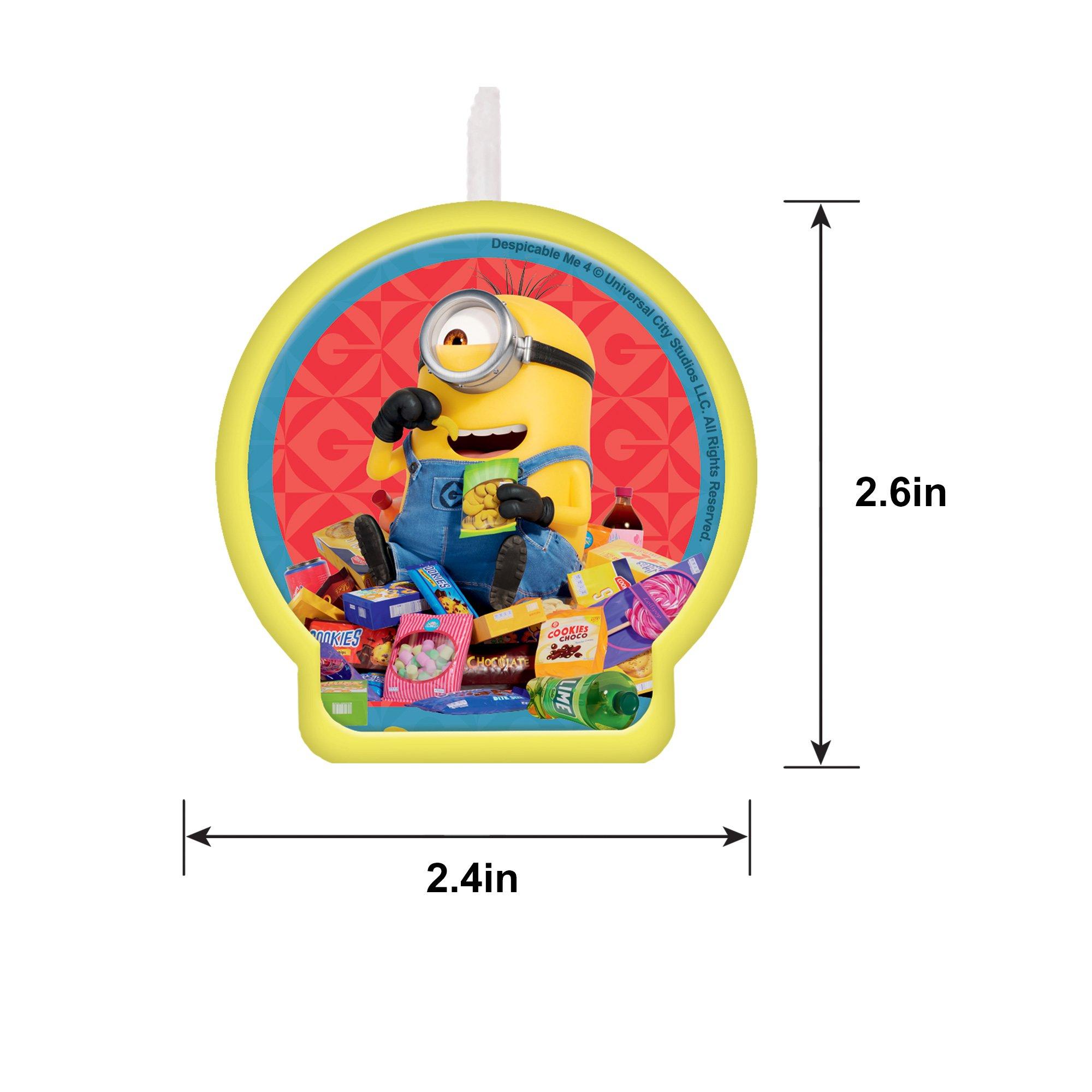 Minions Birthday Candle, 2.4in x 2.6in - Despicable Me 4