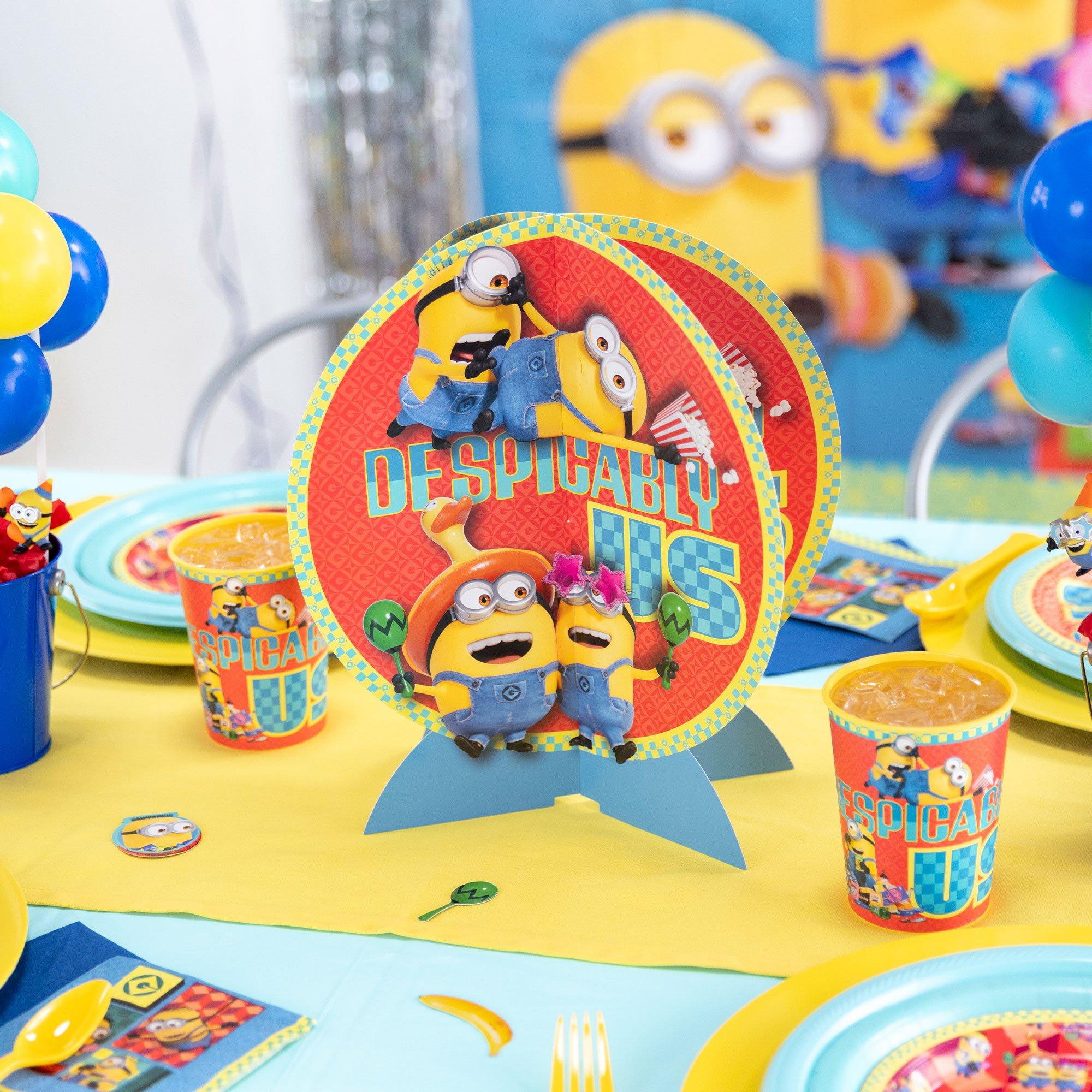 Minions Cardstock Table Centerpiece Kit - Despicable Me 4