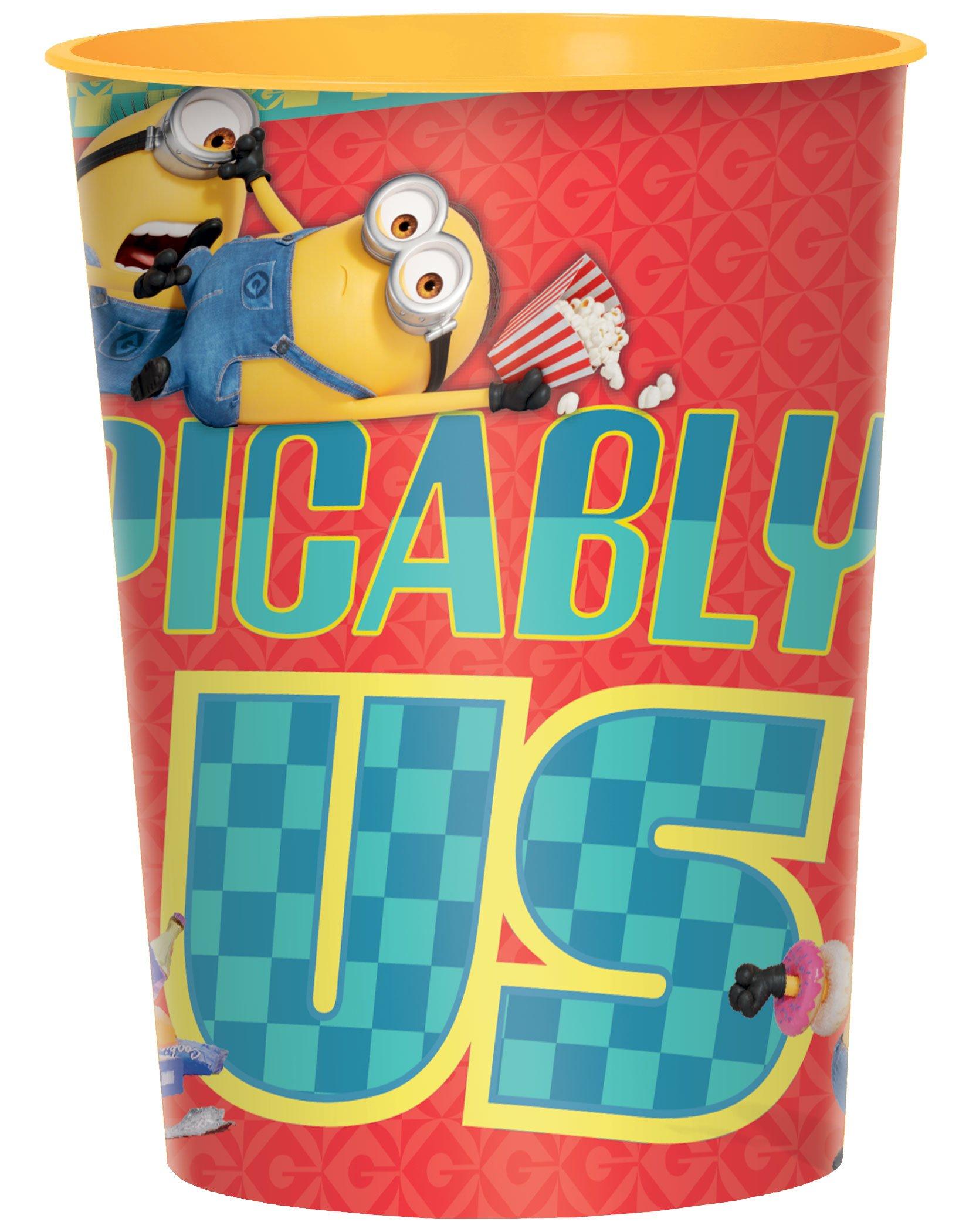 Minions Plastic Favor Cup, 16oz - Despicable Me 4