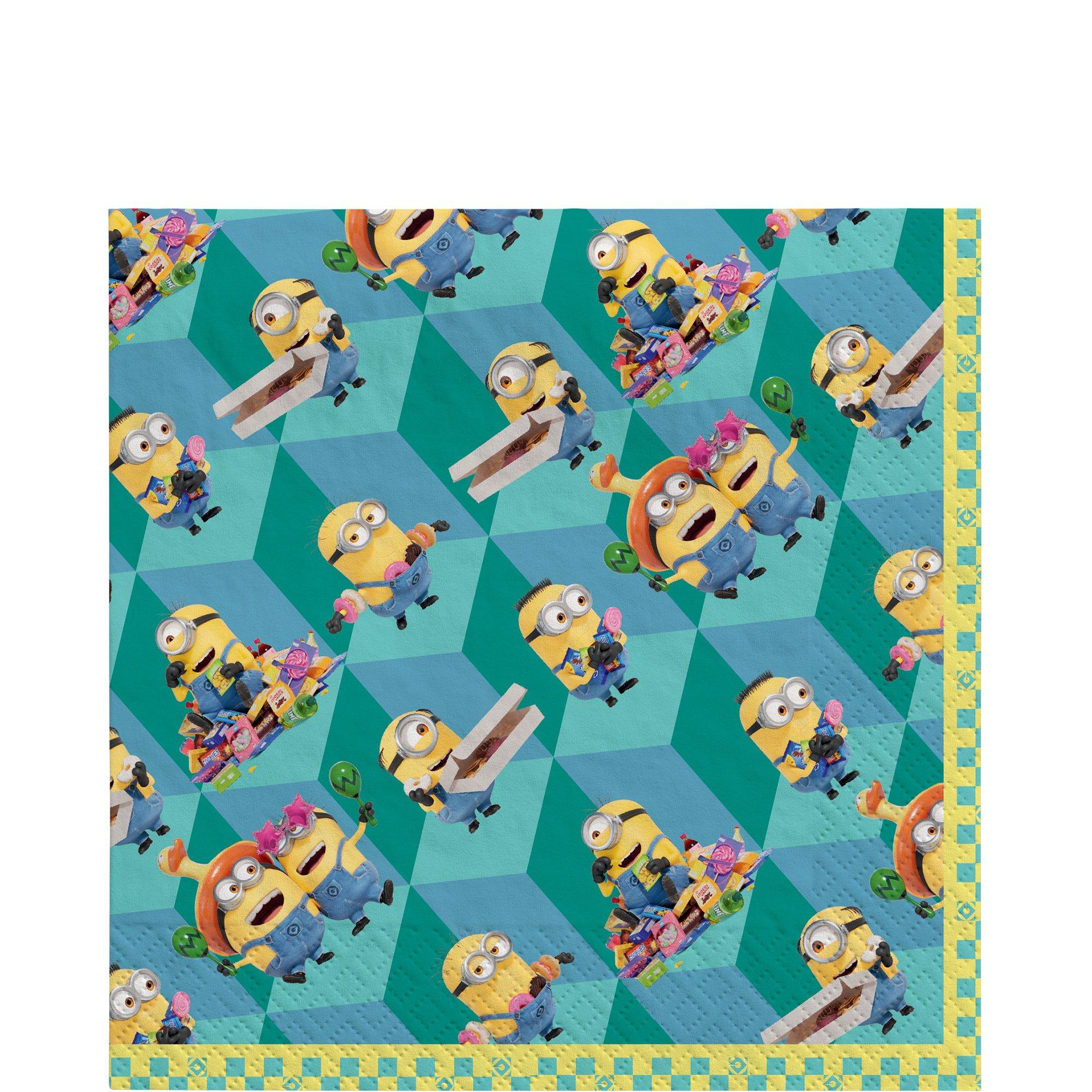 Minions Paper Lunch Napkins, 6.5in, 16ct - Despicable Me 4