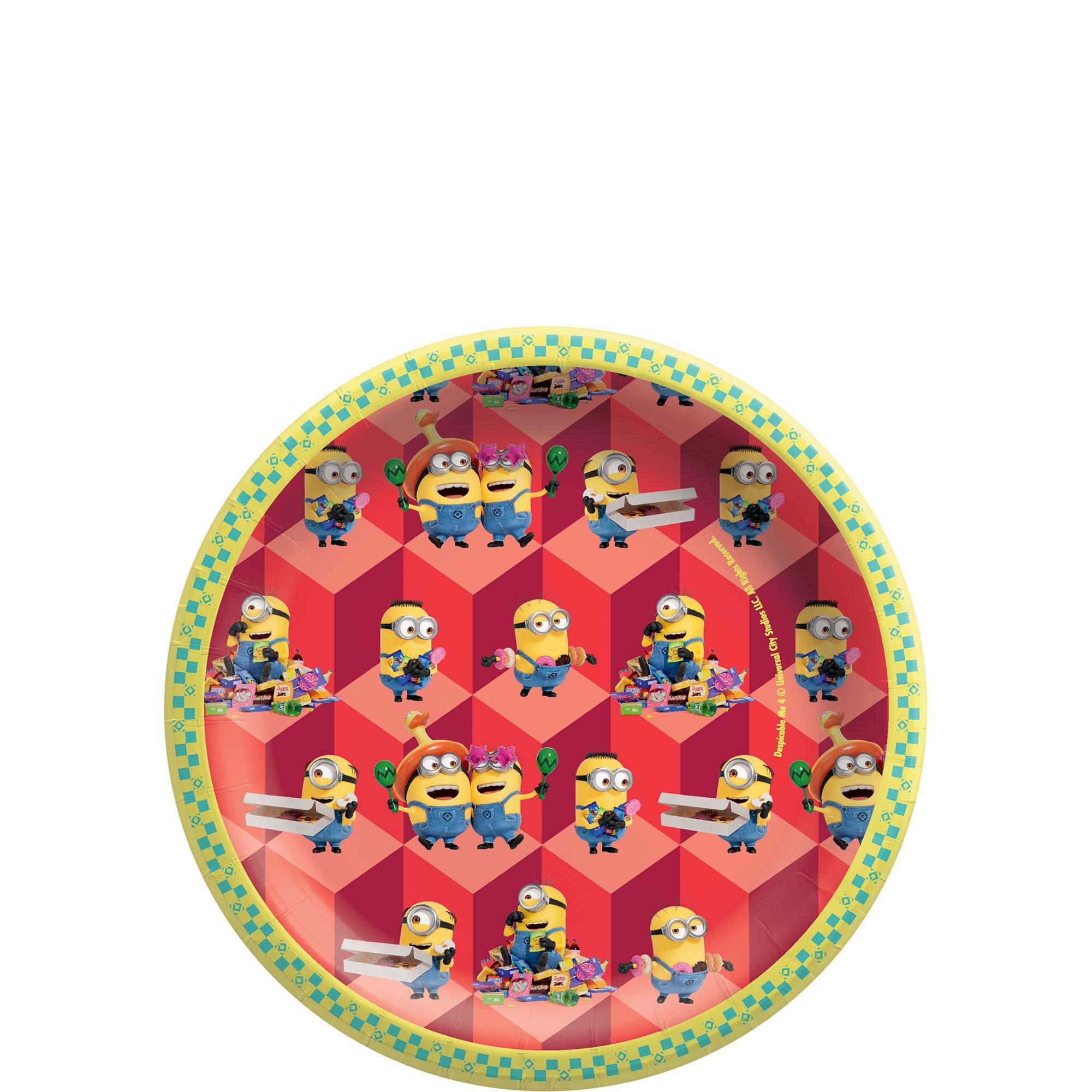 Minions Paper Dessert Plates, 7in, 8ct - Despicable Me 4