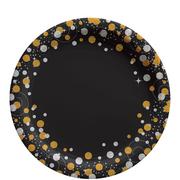 Prismatic Sparkling Celebration Paper Lunch Plates, 9in, 8ct