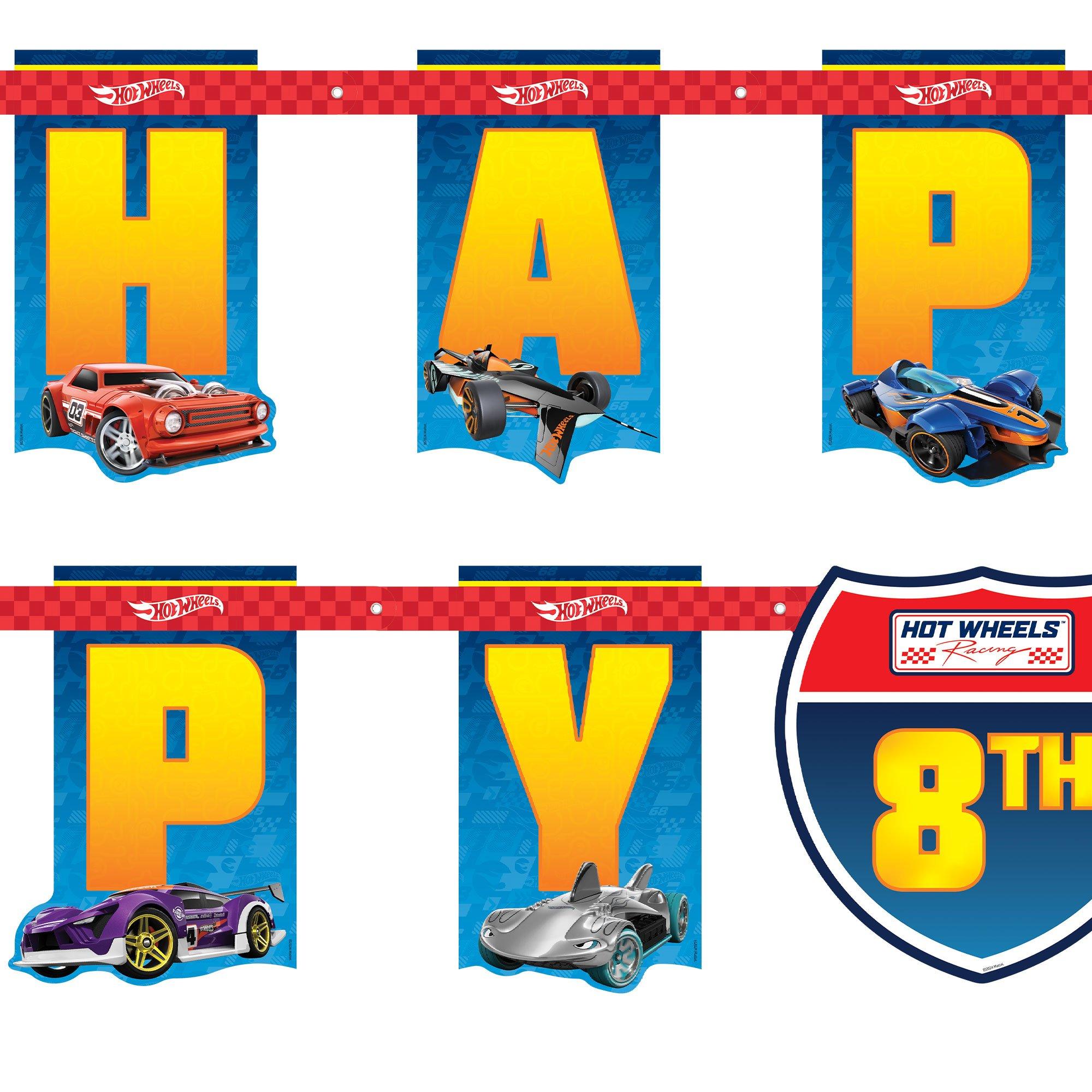 Hot Wheels Birthday Banner Kit