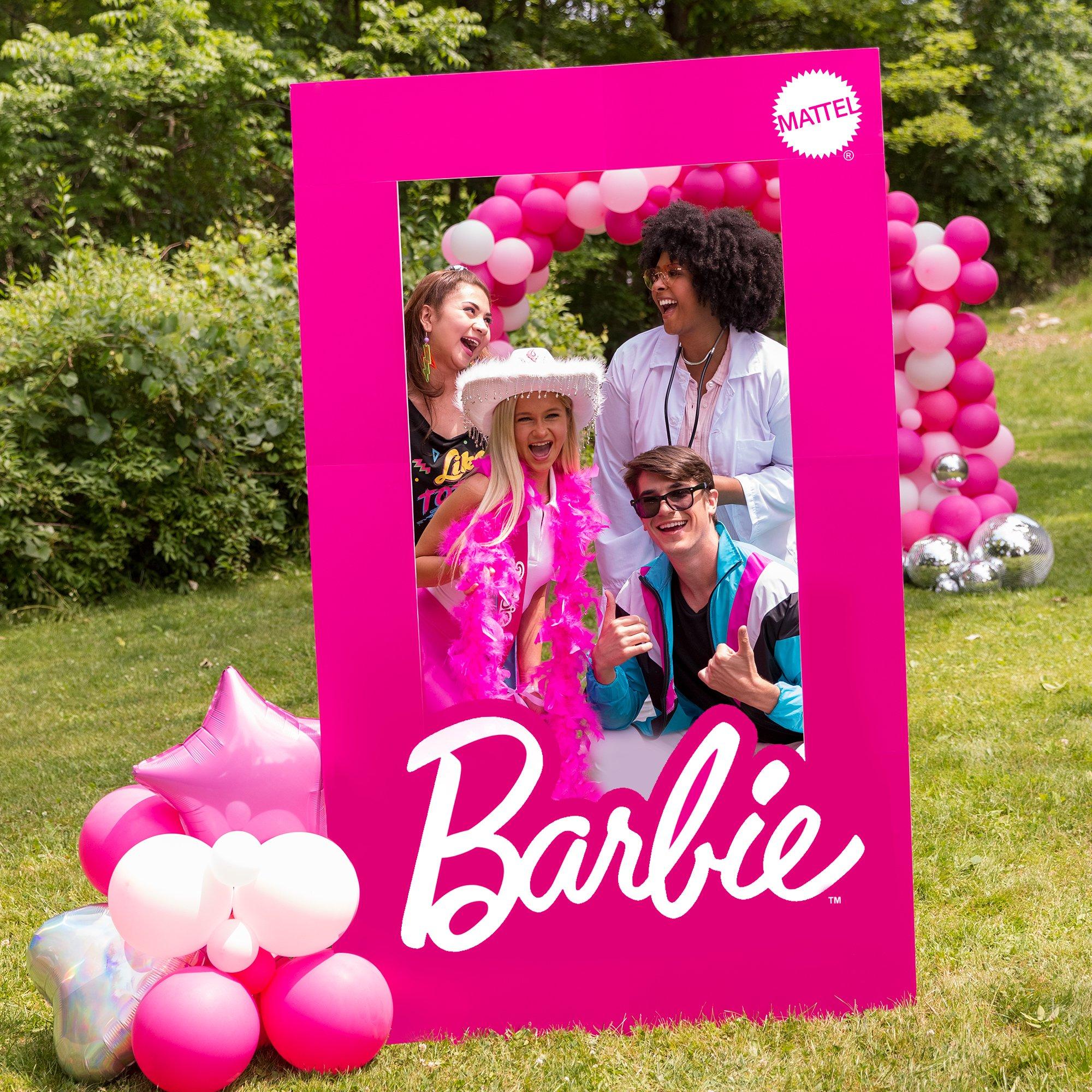 Malibu Barbie Cardboard Backdrop, 3.8ft x 7.25ft