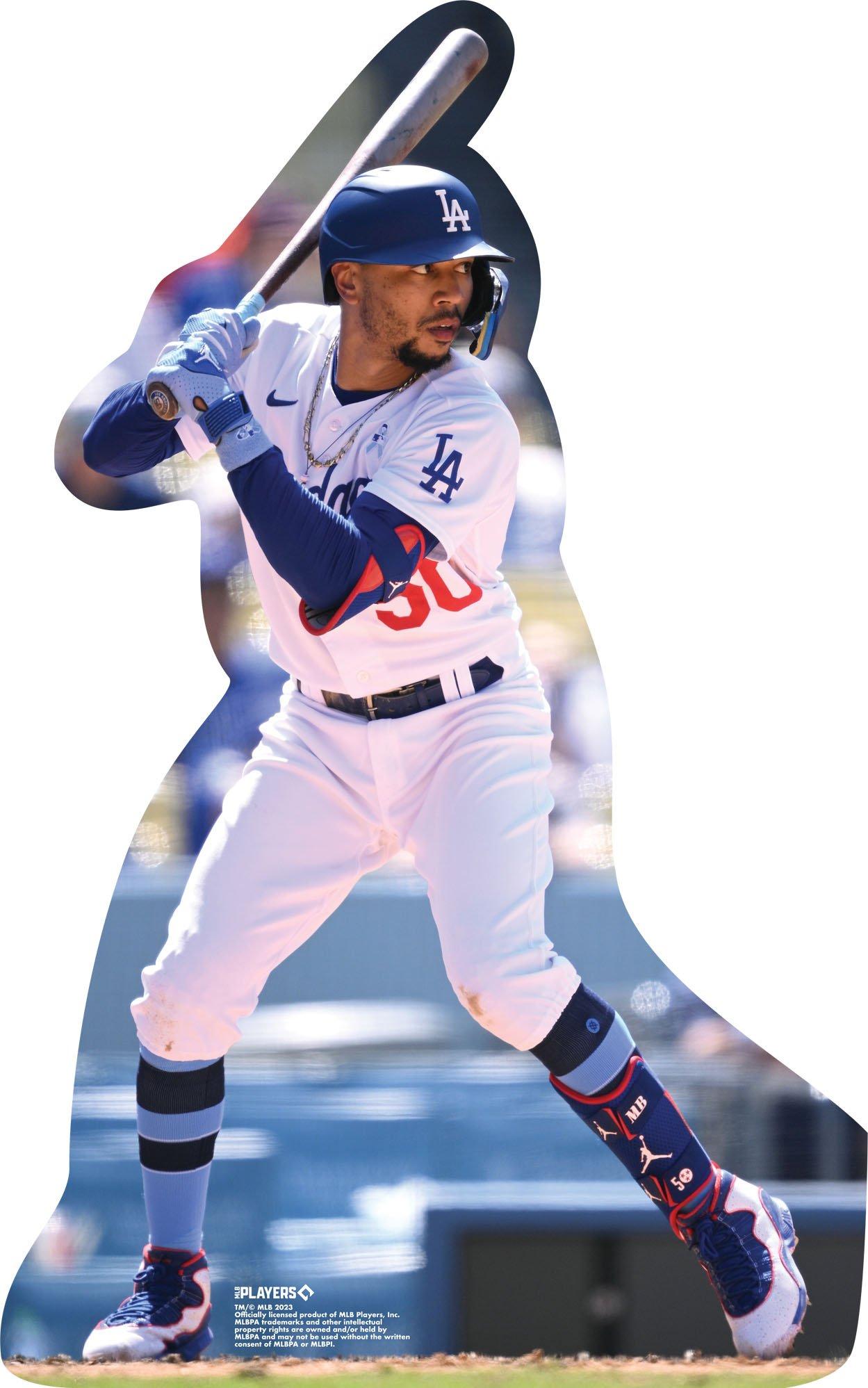Party City Mookie Betts Cardboard Cutout, 6ft - MLB Los Angeles Dodgers | Party