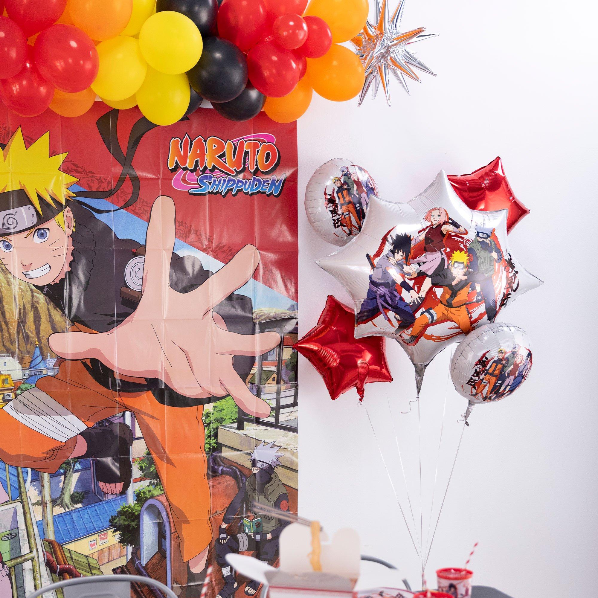 Naruto Shippuden Team 7 Foil Balloon Bouquet, 5pc