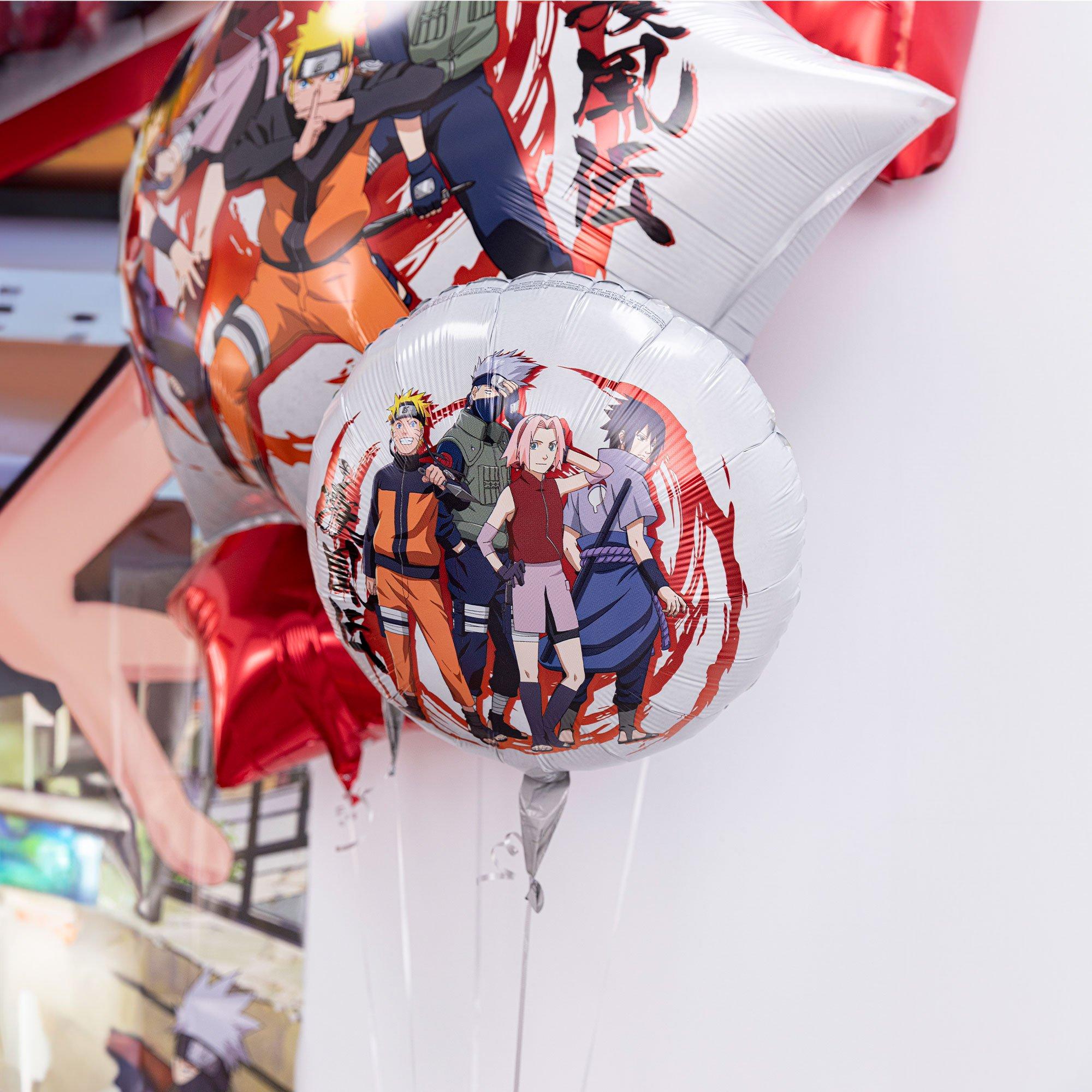 Naruto Shippuden Team 7 Foil Balloon Bouquet, 5pc